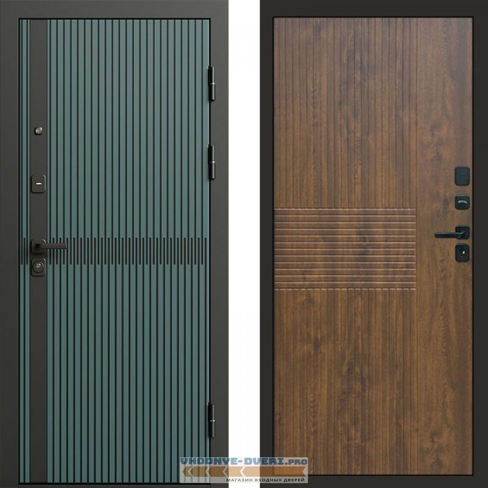 Termo Door ГРАУНД Velutto Verde Бетон Мастино Дуб